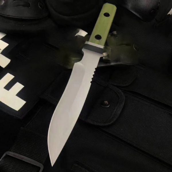 2020101253862137 LS101 Bayonet D9 Long Fixed Blade Knife G10 Handle K Scabbard