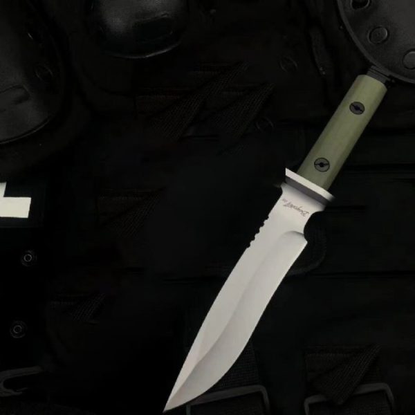 2020101253910437 LS101 Bayonet D9 Long Fixed Blade Knife G10 Handle K Scabbard