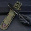 2025062803098013 SS157 Russian KIZLYAR Kizliar AUS-8 straight knife Short Fixed Blade Knife G10 Handle Nylon cloth knife cover