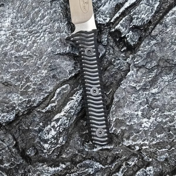 2c76291ff0d2b398 KT027 Swamp Mouse Small KATANA G10 Handle Leather Sheath