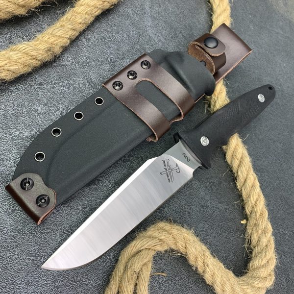 aaa12473 (6) SS163 Qingfeng Short Fixed Blade Knife G10 Handle K Scabbard