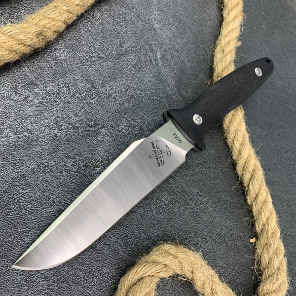 aaa12473 (7) SS163 Qingfeng Short Fixed Blade Knife G10 Handle K Scabbard