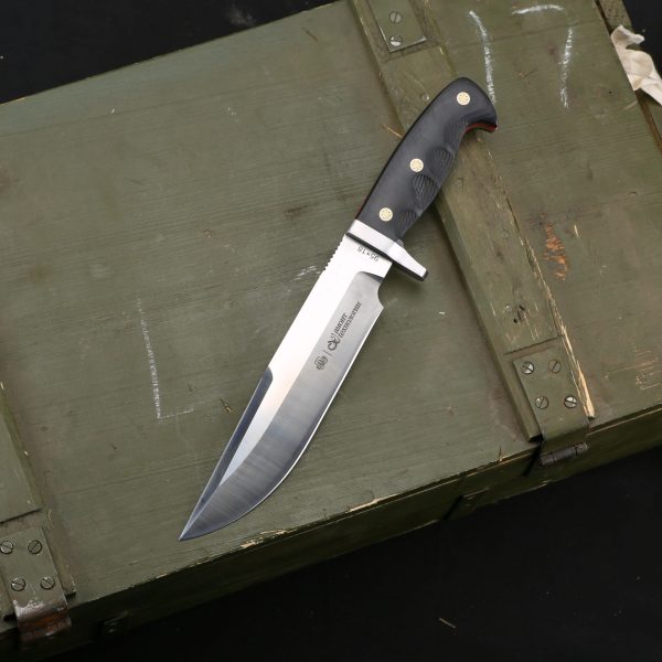 aaa1315425 (7) LS095 Hunter S Long Fixed Blade Knife Wooden Handle Leather Sheath