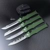 gre15235 (10) ZC018 Halo 6 (Black Handle)OTF Knife aluminum alloy handle K Scabbard