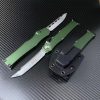 gre15235 (2) ZC018 Halo 6 (Black Handle)OTF Knife aluminum alloy handle K Scabbard