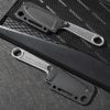 主图-1 SS158 KA-BAR 1119 all steel small straight Short Fixed Blade Knife All steel knife K Scabbard