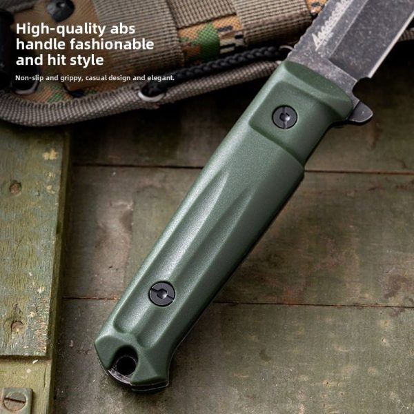 主图-4 SS159 Crown (Black Blade/Blade)Short Fixed Blade Knife G10 Handle Nylon cloth knife cover