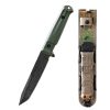 主图-8 SS159 Crown (Black Blade/Blade)Short Fixed Blade Knife G10 Handle Nylon cloth knife cover