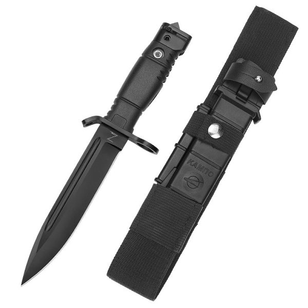 图 1 LS087 AK 12 Long Fixed Blade Knife G10 Handle K Scabbard