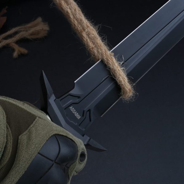 图 10 DE028 YYQ Lake Women's Sword Double-edged Knife G10 Handle K Scabbard