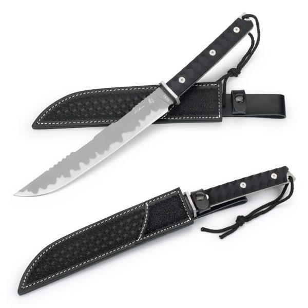 图 3 KT033 chrysanthemum KATANA G10 Handle Leather Sheath