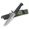 LS086 seal Long Fixed Blade Knife G10 Handle K Scabbard