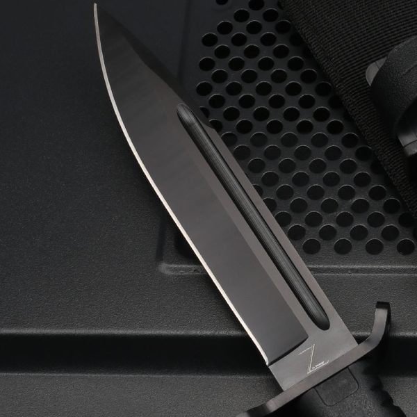 图 4 LS087 AK 12 Long Fixed Blade Knife G10 Handle K Scabbard