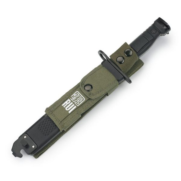 LS086 seal Long Fixed Blade Knife G10 Handle K Scabbard