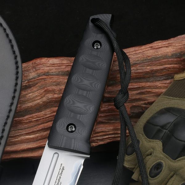 图 5 KT029 Fog Island 2 KATANA G10 Handle Leather Sheath