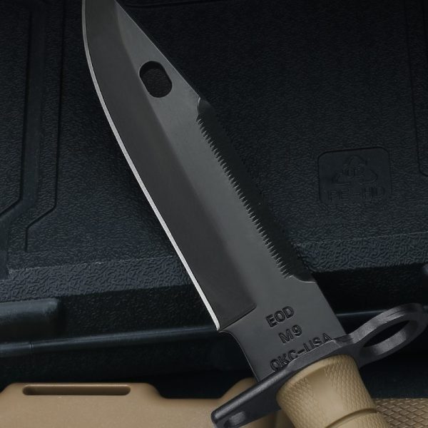 LS084 Ontario M9 Long Fixed Blade Knife G10 Handle K Scabbard