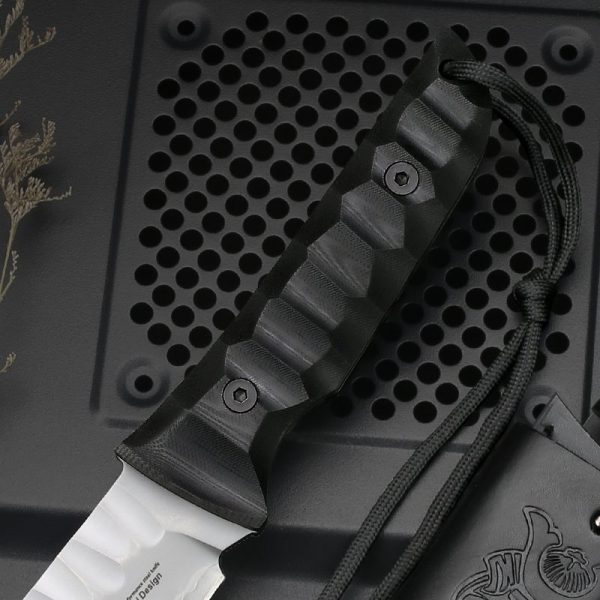 KT031Zhan San KATANA G10 Handle Leather Sheath