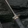 图 6 KT030 Black Huai Sword KATANA G10 Handle Leather Sheath