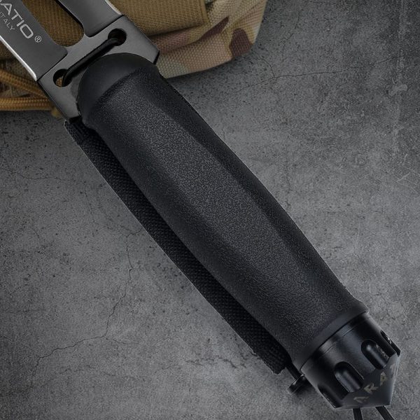 图 6 SS156 Ultra Warrior Deep Sea Short Fixed Blade Knife G10 Handle Nylon cloth knife cover