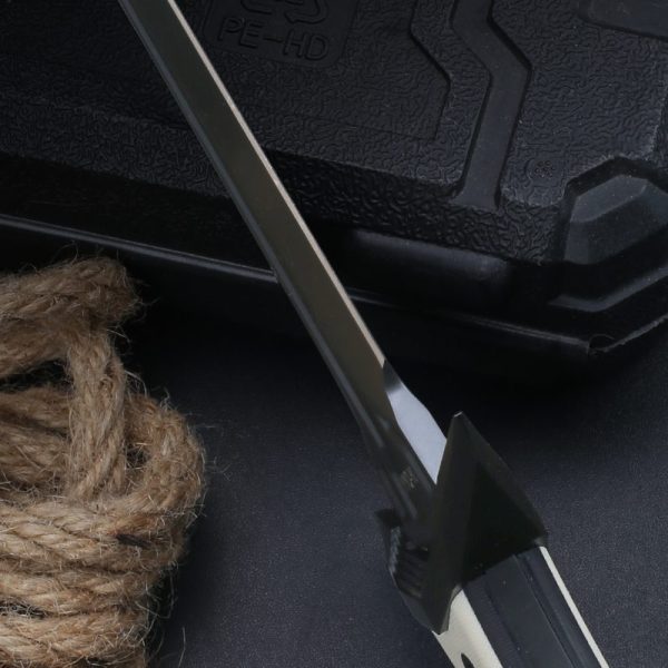 图 6 DE028 YYQ Lake Women's Sword Double-edged Knife G10 Handle K Scabbard