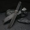 图 7 KT030 Black Huai Sword KATANA G10 Handle Leather Sheath