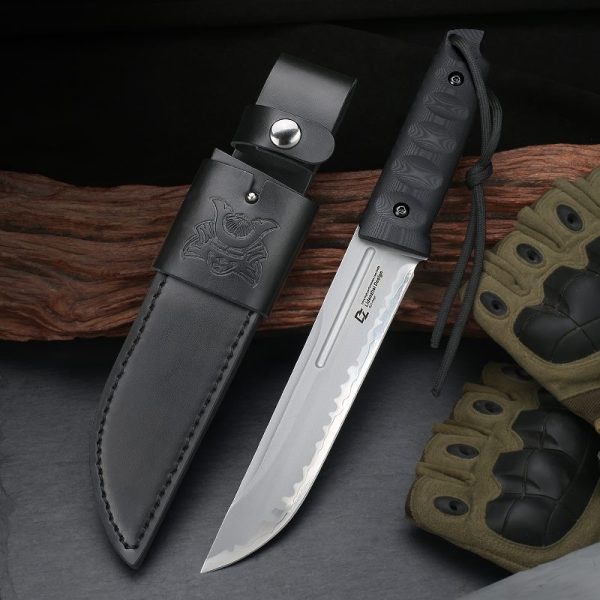 图 7 KT029 Fog Island 2 KATANA G10 Handle Leather Sheath