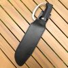 LS089 Mick NO.1Long Fixed Blade Knife G10 Handle Leather Sheath