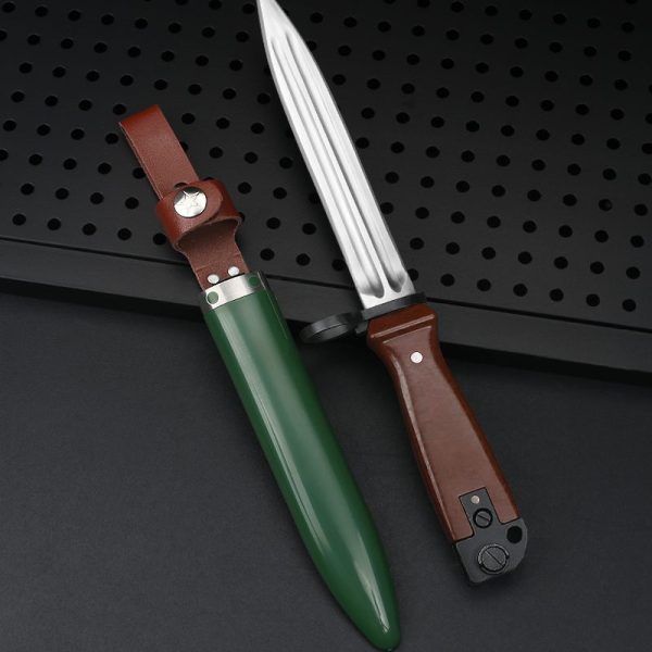 图 9 LS085 Bayi Bar Long Fixed Blade Knife carton Handle carton Scabbard