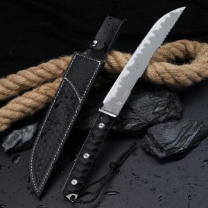 图 9 KT033 chrysanthemum KATANA G10 Handle Leather Sheath