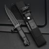 图 9 LS087 AK 12 Long Fixed Blade Knife G10 Handle K Scabbard