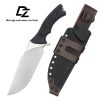 SS166 Destroy the city Short Fixed Blade Knife G10 Handle K Scabbard