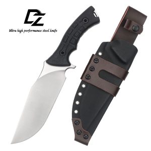 SS166 Destroy the city Short Fixed Blade Knife G10 Handle K Scabbard
