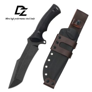 SS164 heavy armor Short Fixed Blade Knife G10 Handle K Scabbard