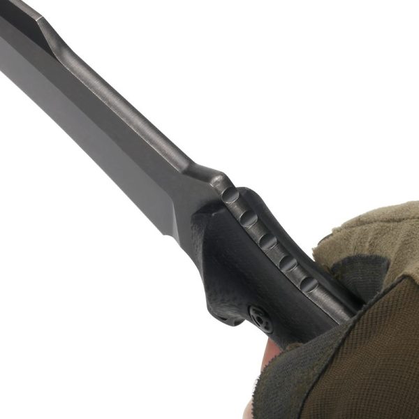 图英 4 SS164 heavy armor Short Fixed Blade Knife G10 Handle K Scabbard