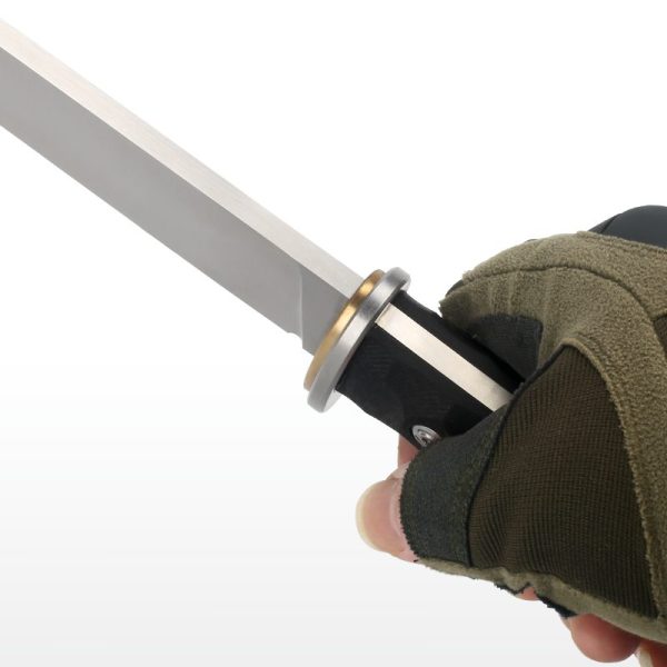 图英 4 LS098 Nirvana Long Fixed Blade Knife G10 Handle K Scabbard