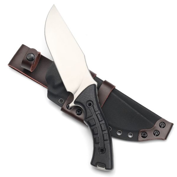 SS166 Destroy the city Short Fixed Blade Knife G10 Handle K Scabbard