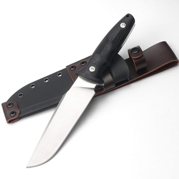 图英 6 SS163 Qingfeng Short Fixed Blade Knife G10 Handle K Scabbard