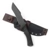 图英 7 SS164 heavy armor Short Fixed Blade Knife G10 Handle K Scabbard