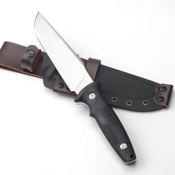 图英 7 SS163 Qingfeng Short Fixed Blade Knife G10 Handle K Scabbard