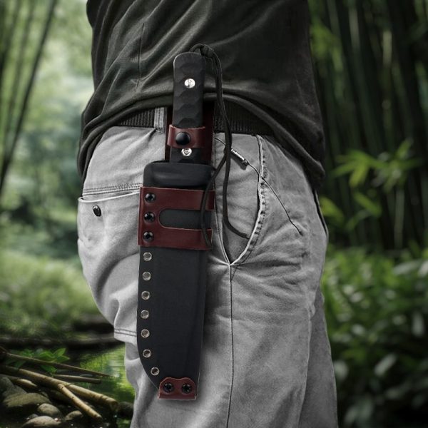 图英 8 LS098 Nirvana Long Fixed Blade Knife G10 Handle K Scabbard