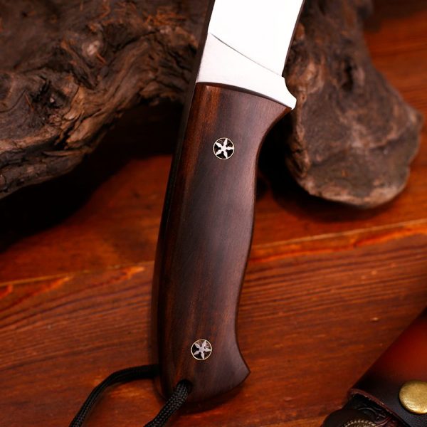 微信图片_20240625142044 GT002 Overlord Kukri Gurkha Knife Wooden Handle Leather Scabbard Curved knife