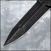 DE029 M48 double-edged Black stone washed steel K Scabbard