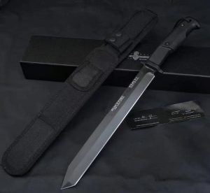 LS090 Extreme Force Bloodline Expansion Long Fixed Blade Knife G10 Handle Nylon cloth knife cover