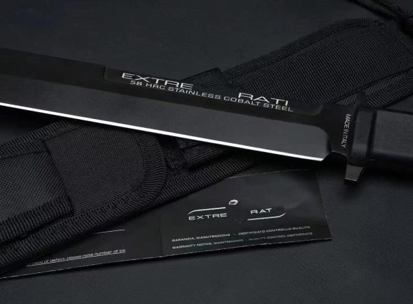 LS090 Extreme Force Bloodline Expansion Long Fixed Blade Knife G10 Handle Nylon cloth knife cover