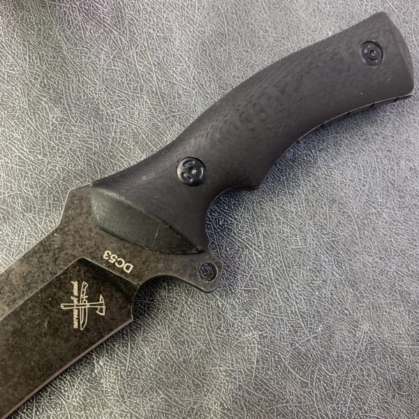 微信图片_2025-07-23_230736_998 SS164 heavy armor Short Fixed Blade Knife G10 Handle K Scabbard