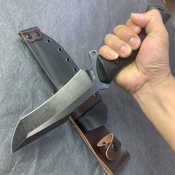 微信图片_2025-07-23_230739_359 SS164 heavy armor Short Fixed Blade Knife G10 Handle K Scabbard