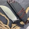 SS166 Destroy the city Short Fixed Blade Knife G10 Handle K Scabbard