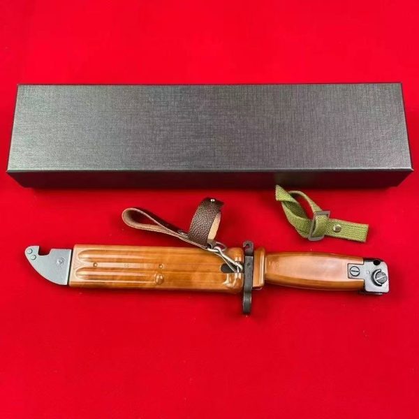 微信图片_2025-08-05_210356_385 SS169 Soviet AKM bayonet Short Fixed Blade Knife Advanced Engineering ABS Handle Advanced Engineering ABS Sheath