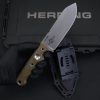 详情-05 SS170 White River Tactical Straight Knife in the United States Short Fixed Blade Knife Two tone linen handle K Scabbard