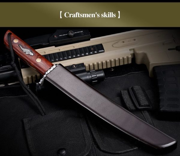 详情-10 KT034 Yoshino Samurai KATANA Wooden Handle Wooden knife set